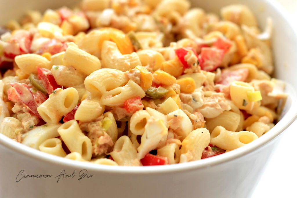 Easy Tuna Pasta Salad Cinnamon And Pie