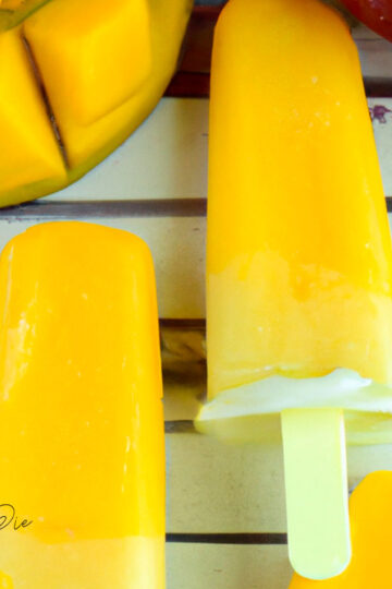 coconut mango popsicles