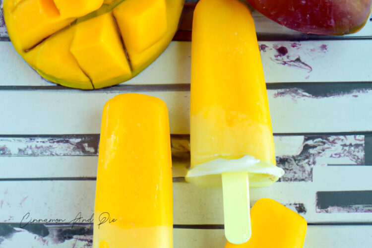 coconut mango popsicles