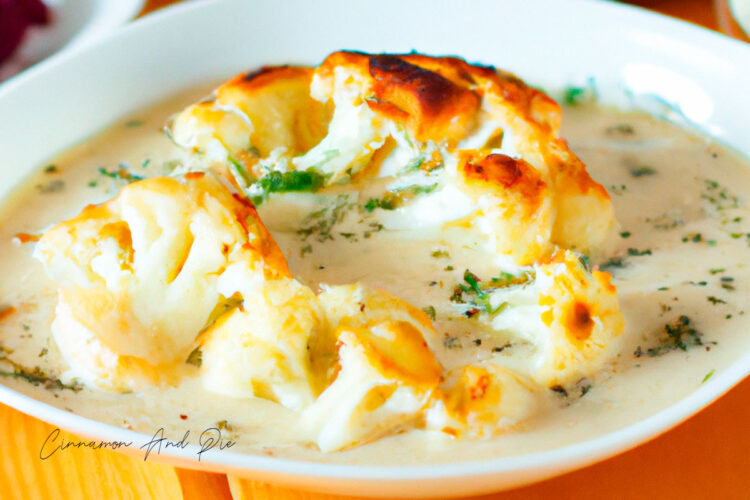 roasted cauliflower soup