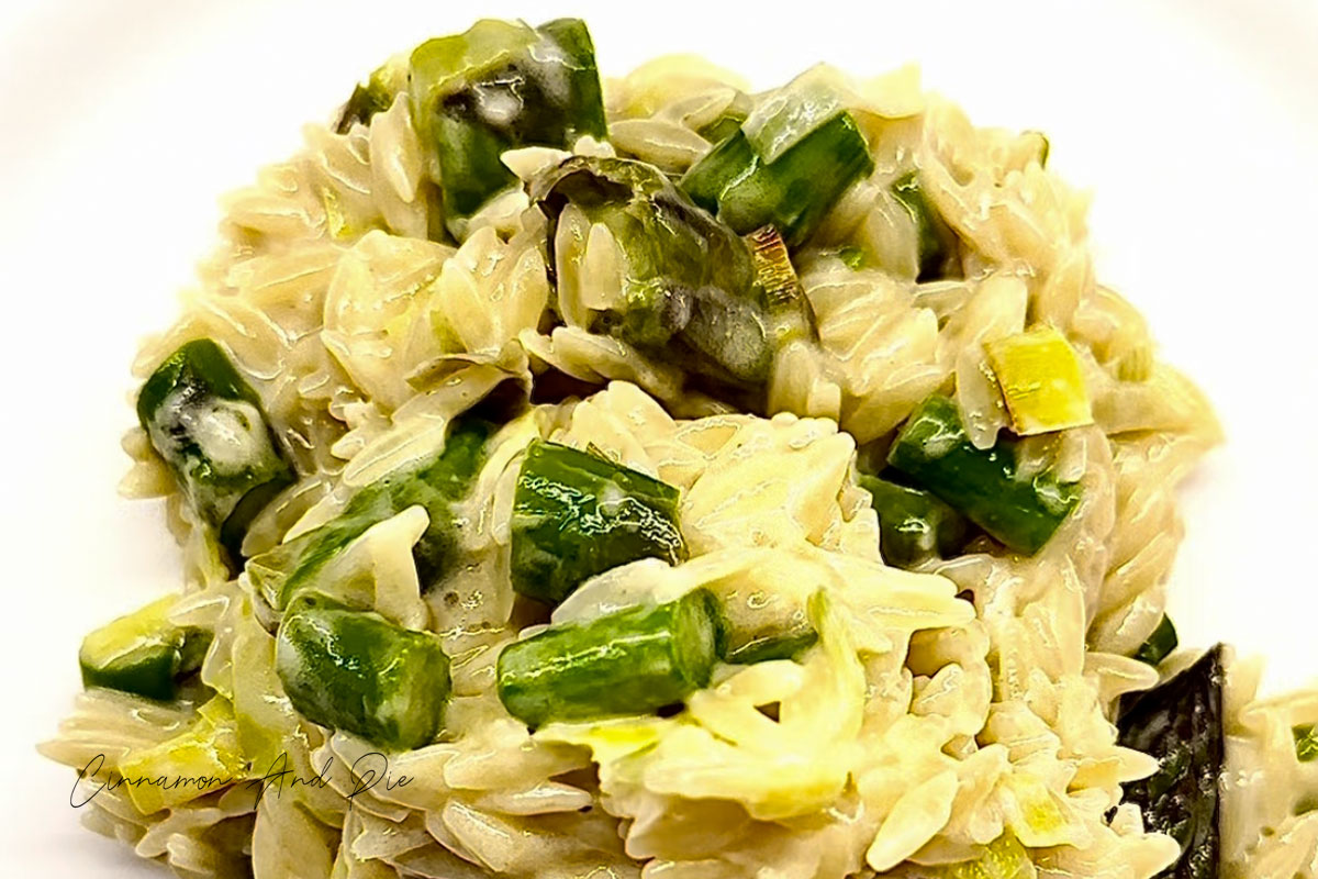asparagus orzo